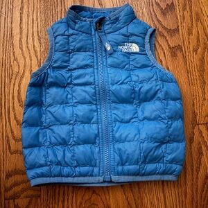 The North Face Quilted Blue Vest
